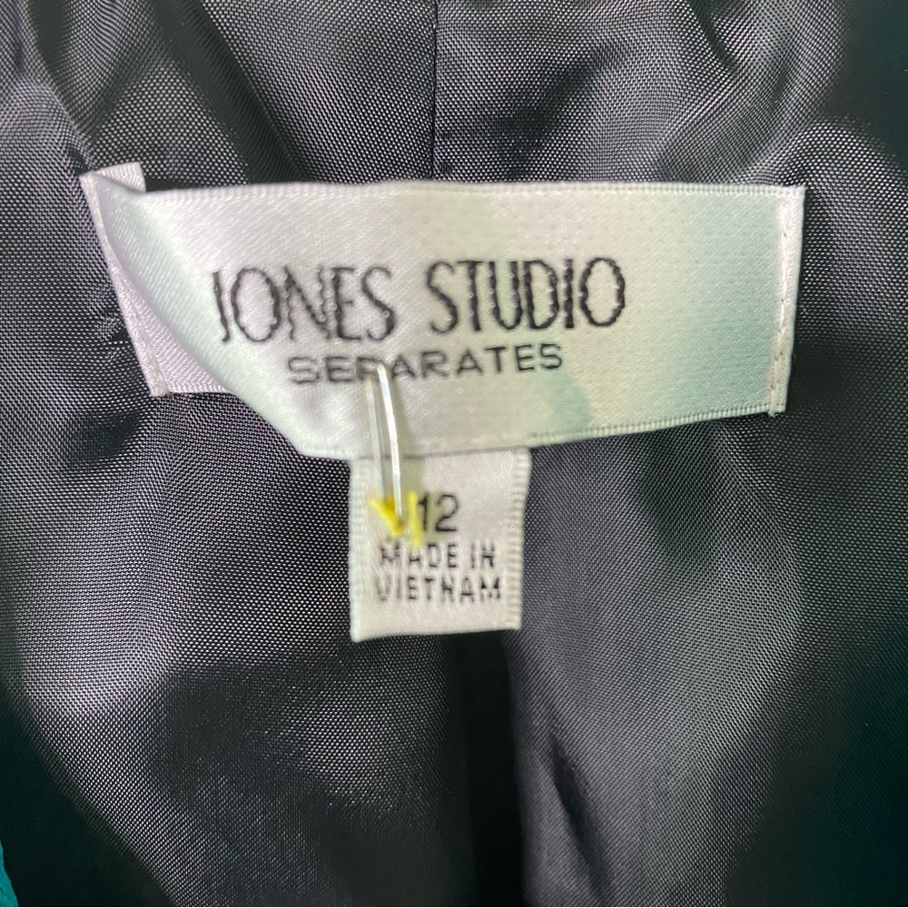 Vintage Jacket 12 Green Black - Picture 4 of 4